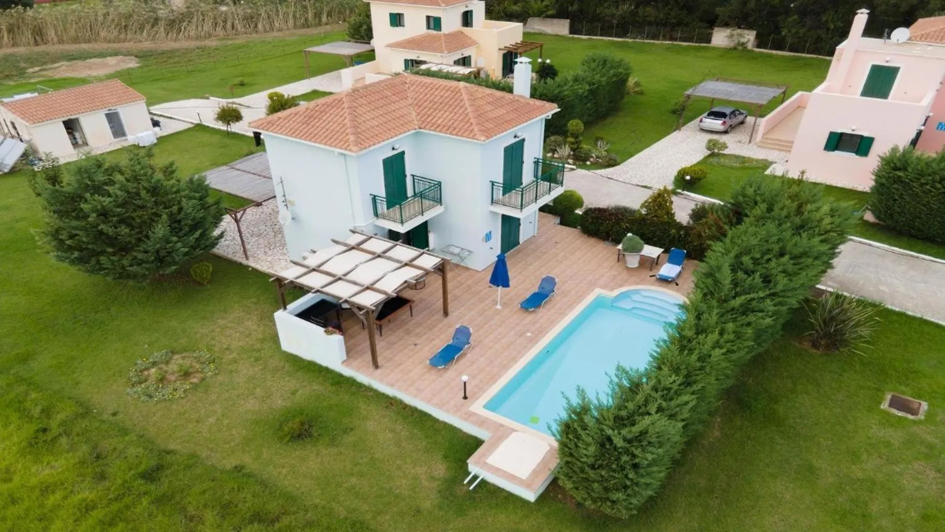 Sami Beach Villas Nefeli location